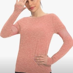 ICTIVE   Women's M  Long Sleeve  Top   Coral